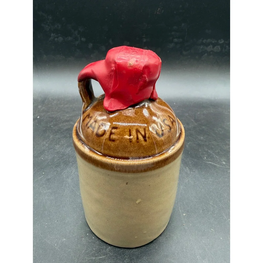 Vintage Platte‎ Valley Straight Corn Whiskey Ceramic Jug McCormick Distilling Co